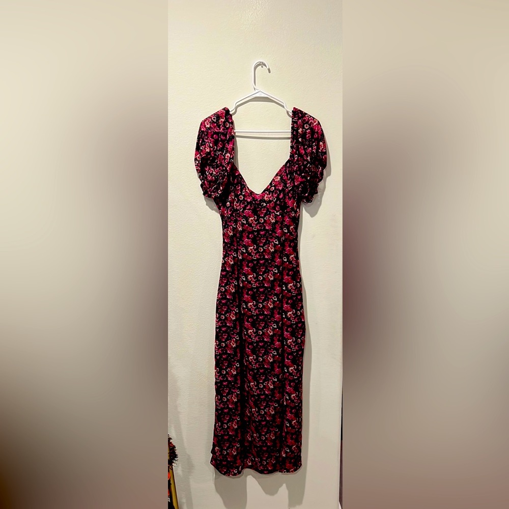Milkmaid floral dress